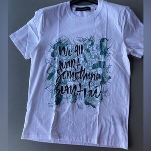 White Graphic Tee by Marcell Von Berlin